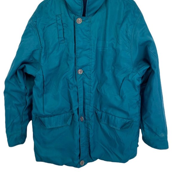 HELLY HANSEN Vintage 90s Mens Nylon Sailing Rain Coat Reversible Hooded Medium - Picture 2 of 15